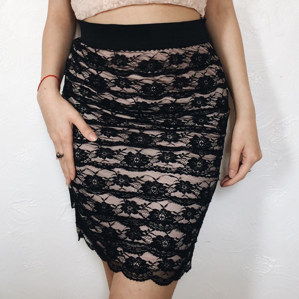 Pink skirt